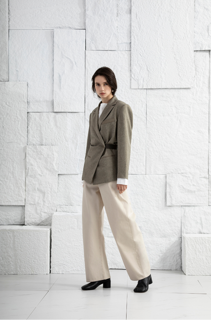 Overlap Belted Blazar