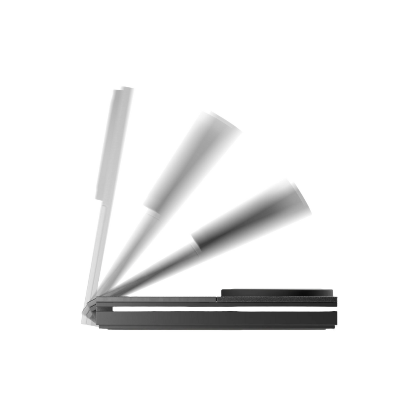 Rise 2 in 1 Qi2 Wireless Charger Black