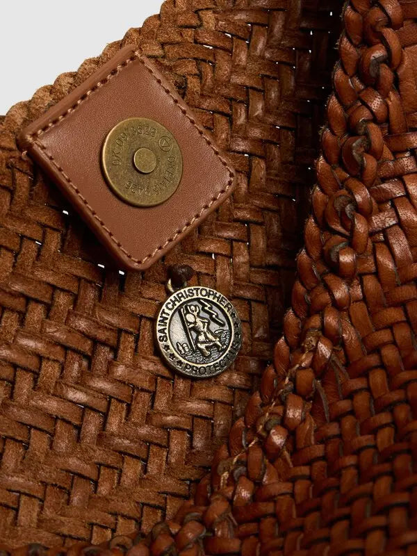 Nova Luna Woven Shoulder Bag