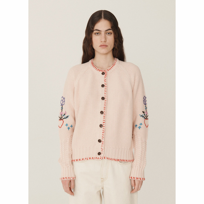 Lotus Cardigan Pink