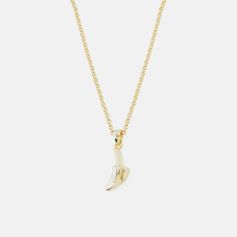 Gold Banana Necklace