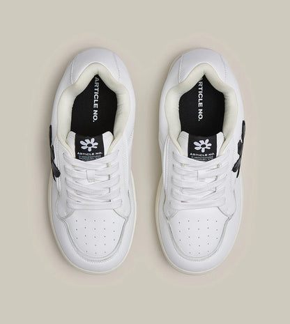 Floral Low Top Burger Skate Sneakers (women)