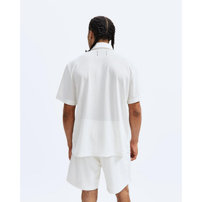 Men's Athletic Mesh Shootaroun Shirt Ivory