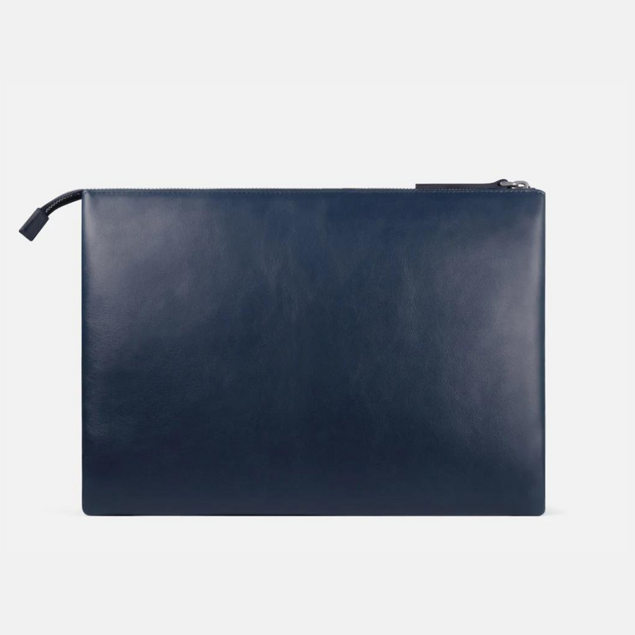 Leather Folio Dark Blue