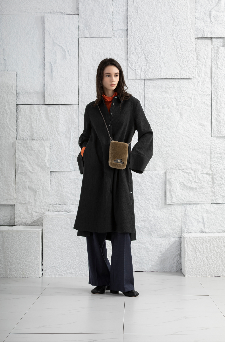 Mini Sheepskin Phone Crossbody