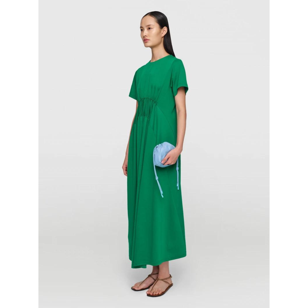 Organic Ctn Jersey " Maggy" Dress Emerald