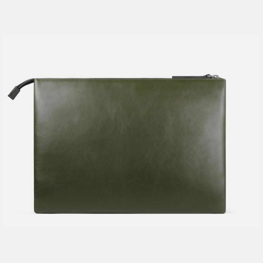 Leather Folio Olive