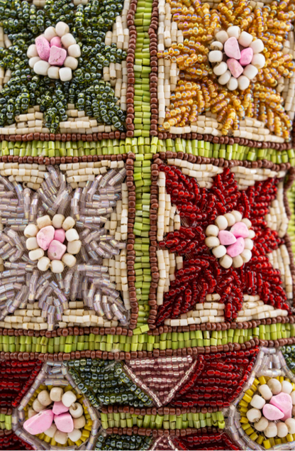 Lys - Cotton Bag With Beads Embroidery