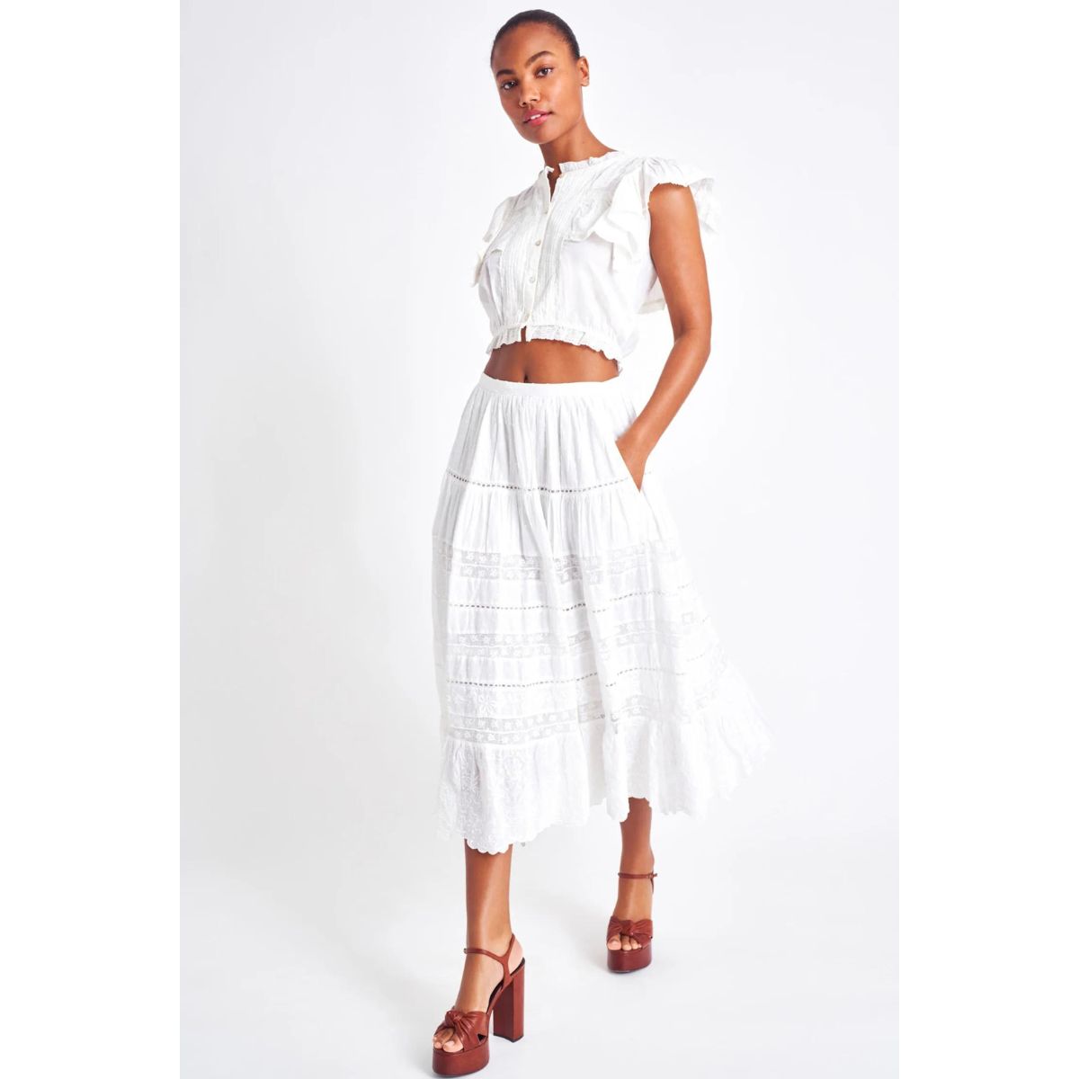 Donna Skirt White