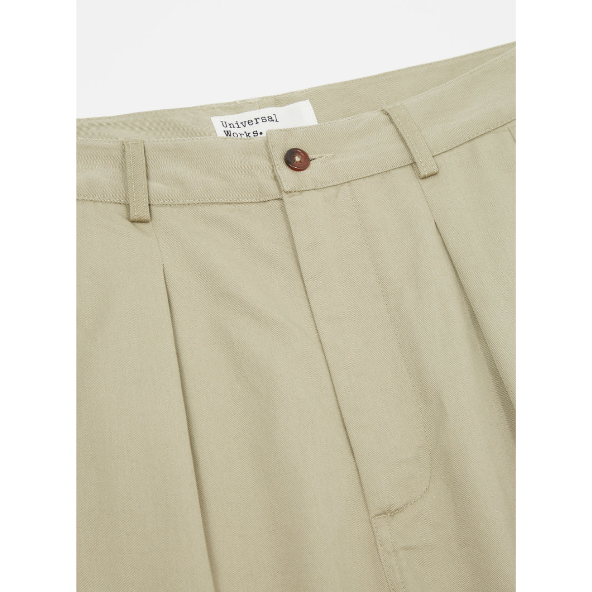 Double Pleat Pant Stone