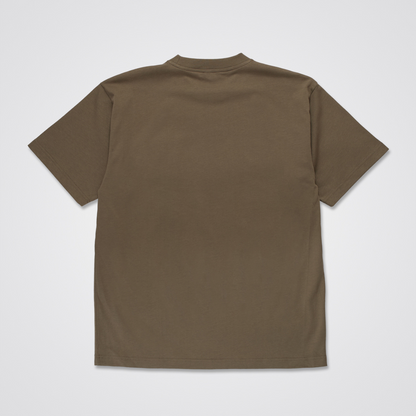 Simon Loose N Logo T-shirt Sediment Green