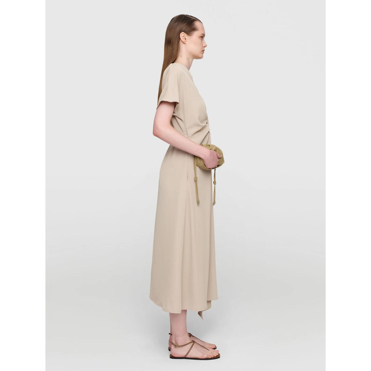 Tri acetate "Andriya" Dress Sand