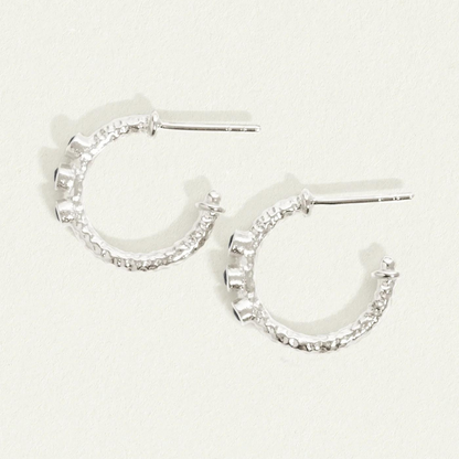 Align Earrings Silver