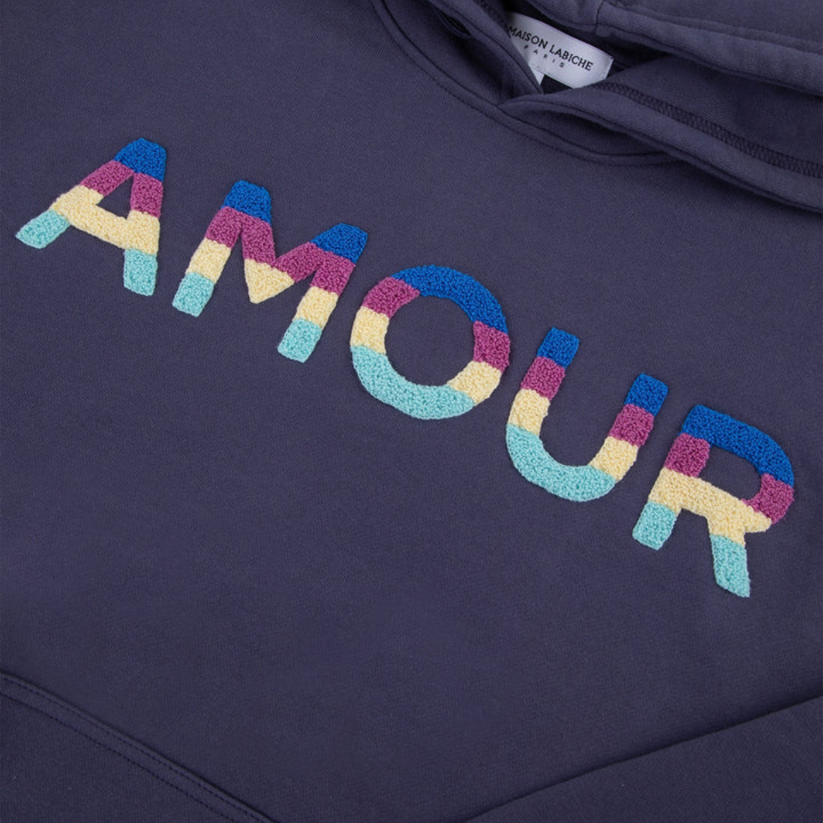 Reaumur Amour /Gots Hoodie Carbon Blue