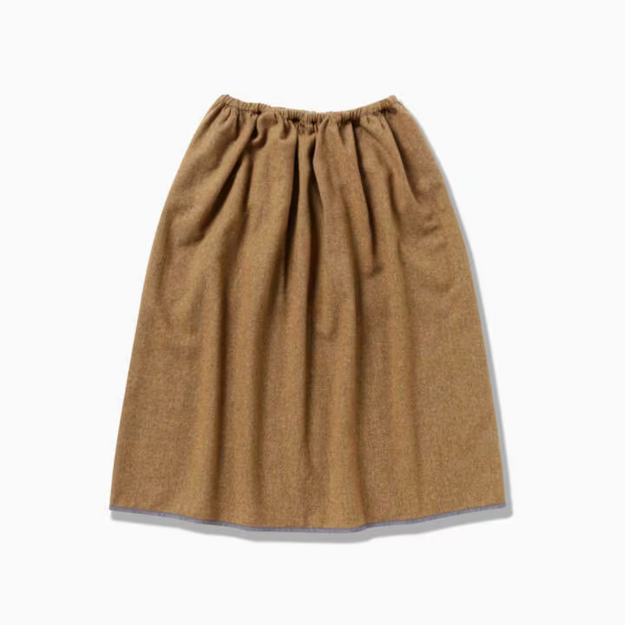 Rewool Tweed Skirt Beige