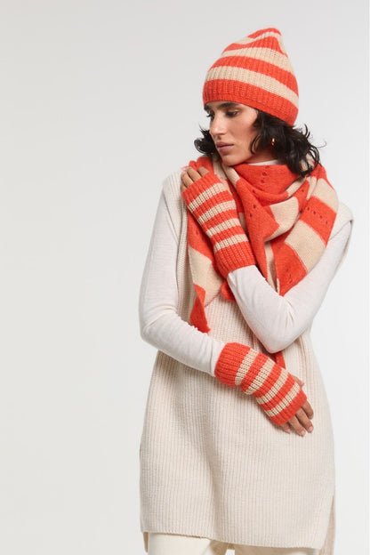 Orange Orla Triangle Scarf