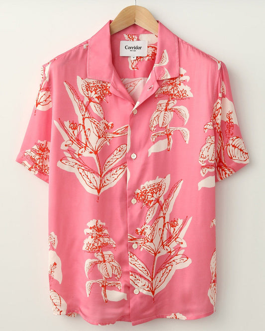 Pink Viscose SS Camp