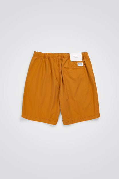 Ezra Light Twill Shorts Turmeric Yellow