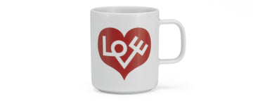 Vitra Coffee Mugs, Love Heart, Crimson