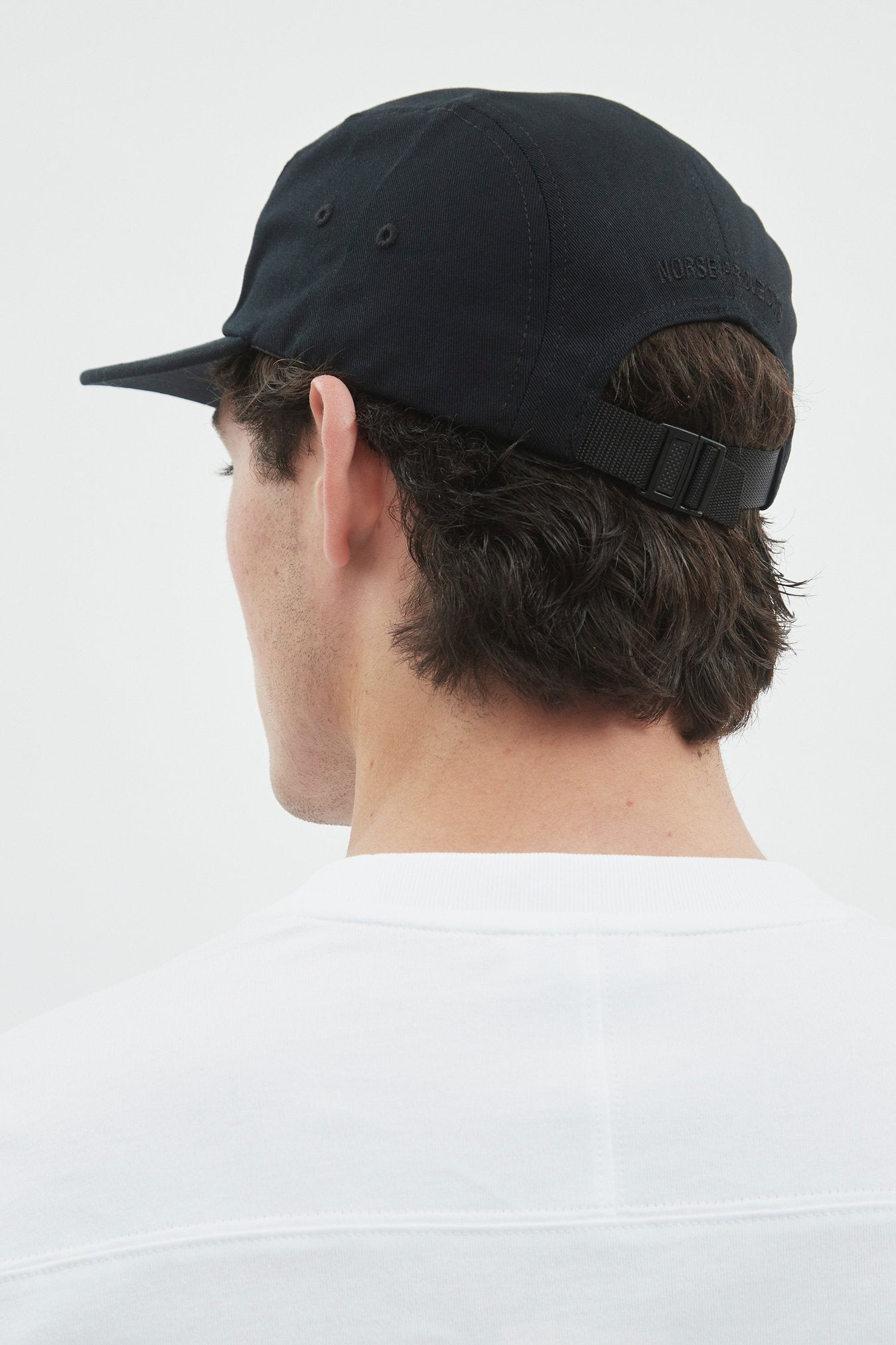 Twill 5 Panel Cap Black