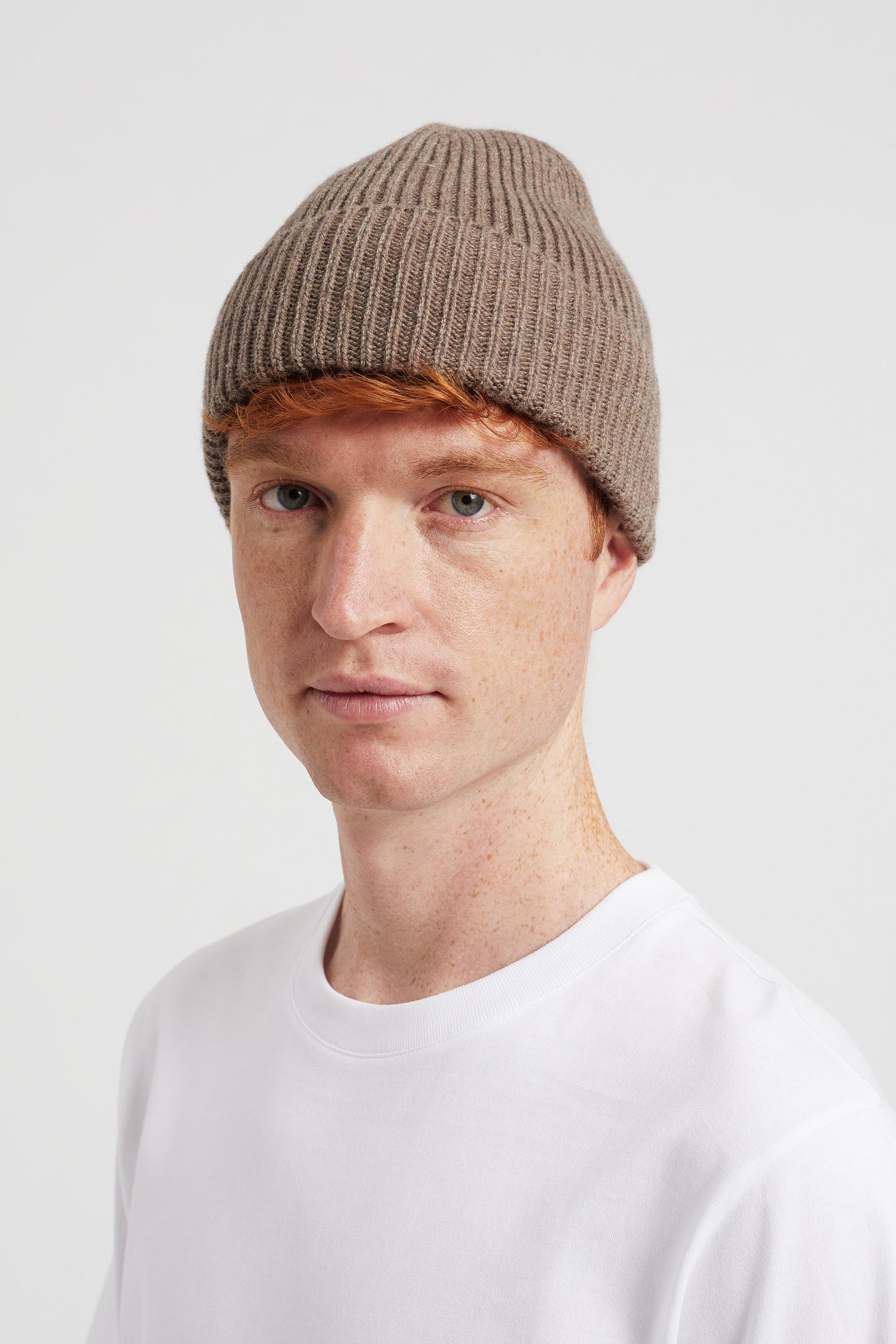 Cashmere Rib Beanie