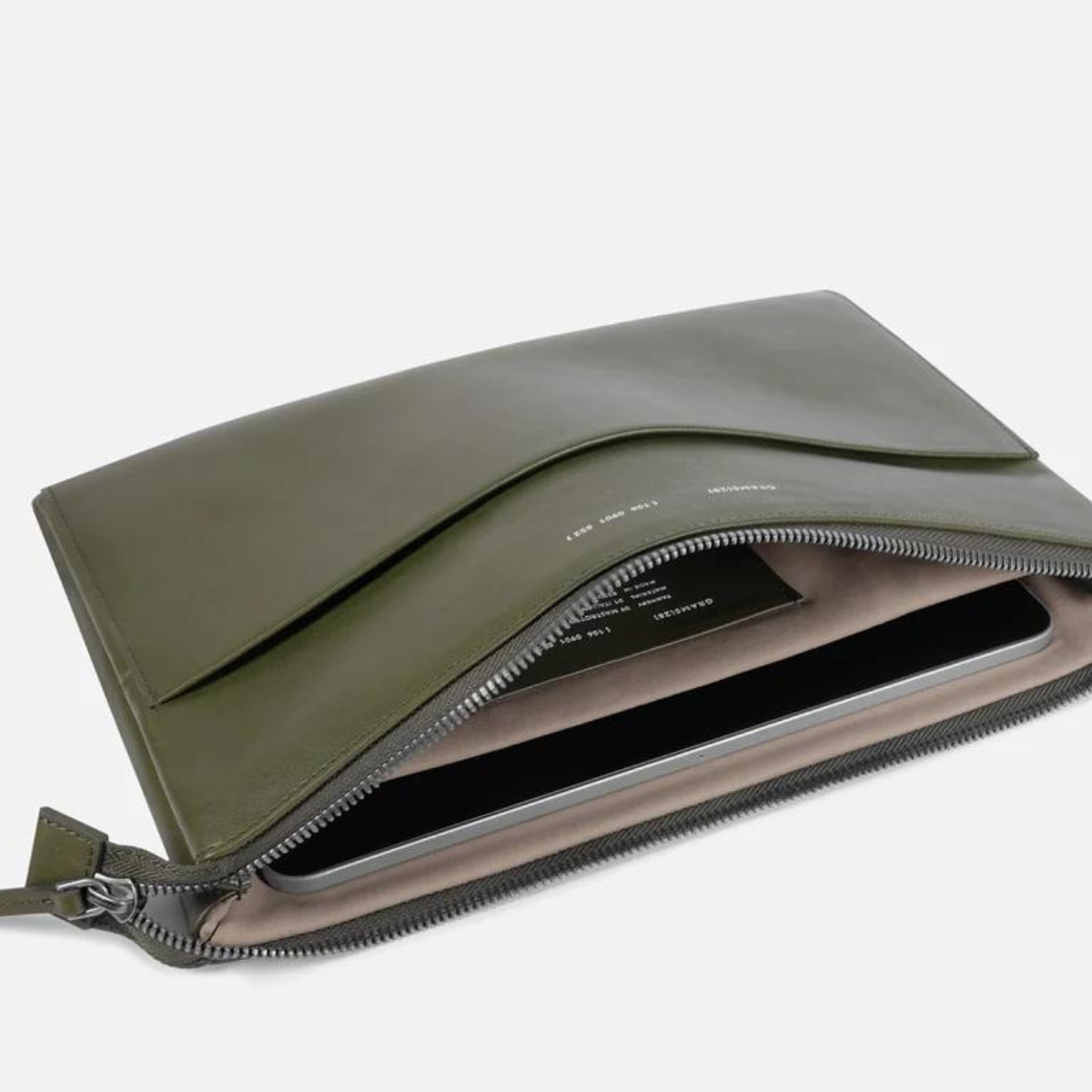 Leather Folio Olive