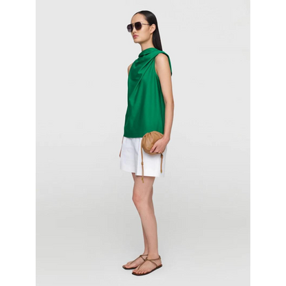 Organic Ctn Jersey "Killick" Top Emerald