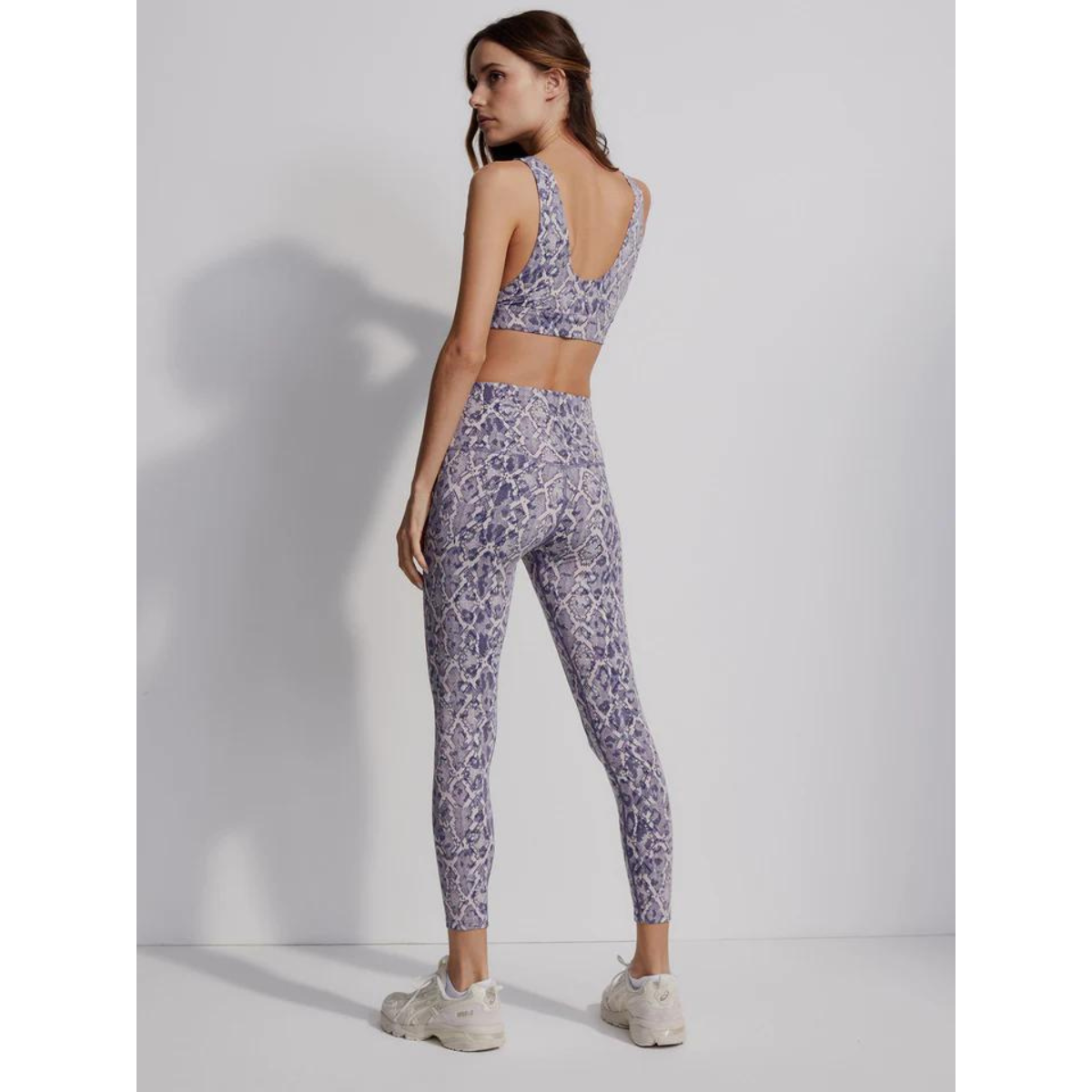 Let's Move High Rise Legging 25 Blue Mix Lace Snake