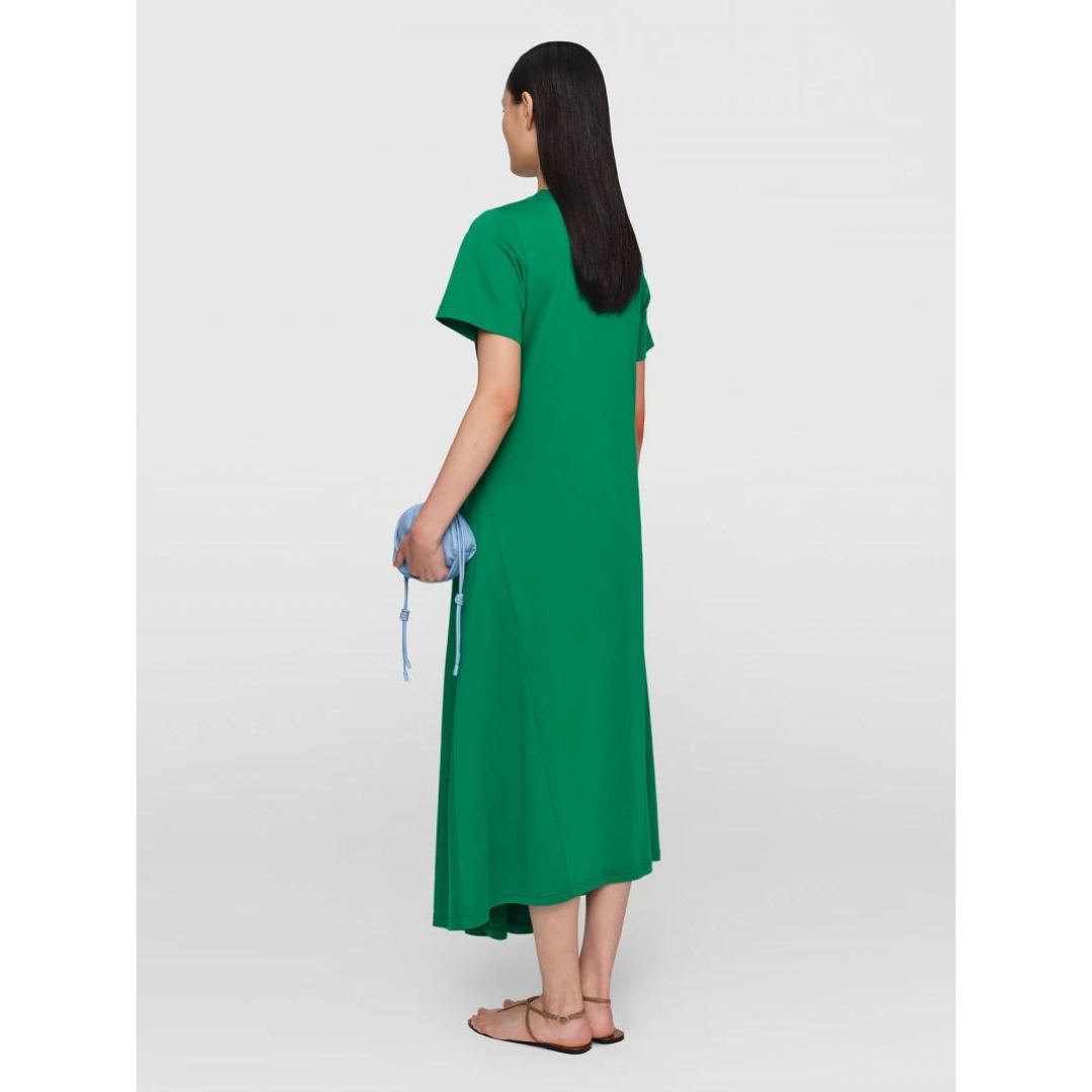 Organic Ctn Jersey " Maggy" Dress Emerald