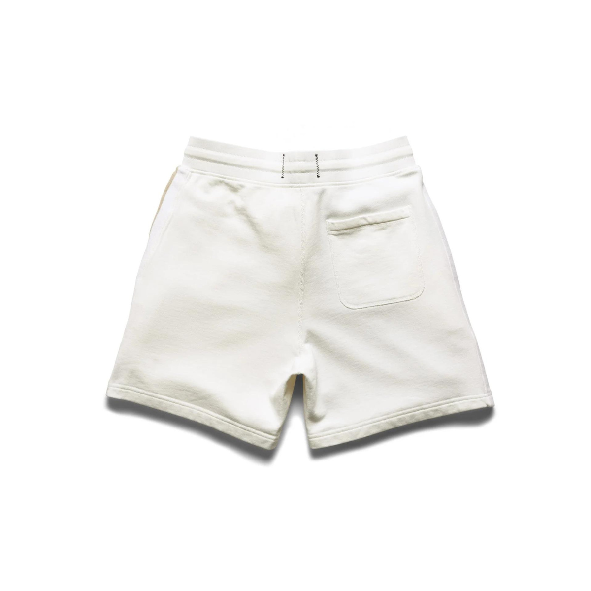 Striped Rib Panel Short Ivory