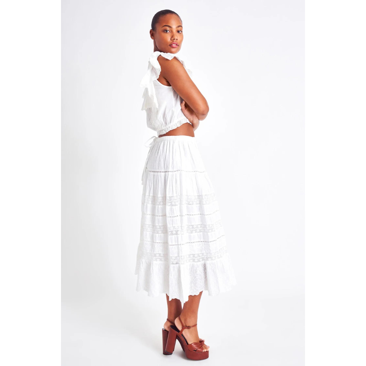 Donna Skirt White