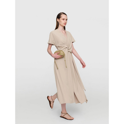 Tri acetate "Andriya" Dress Sand