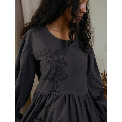 Pavonia Dress Charcoal