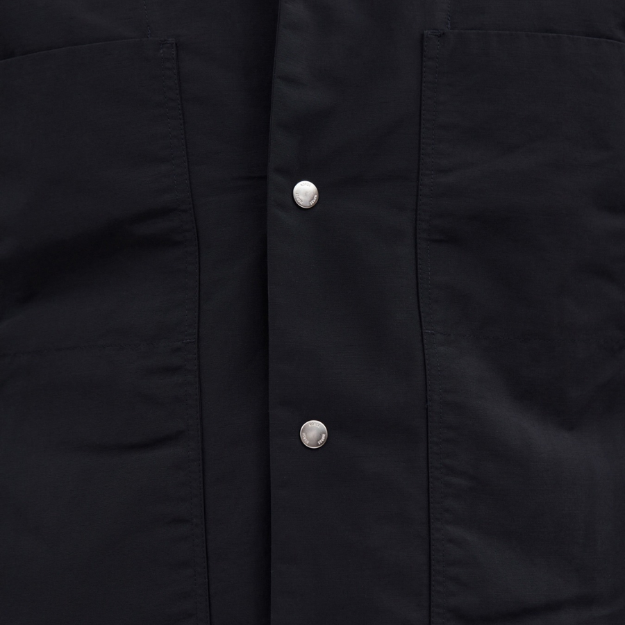 Pelle Waxed Nylon Insulated Jacket Black