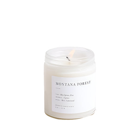 Montana Forest Minimalist Jar Candle