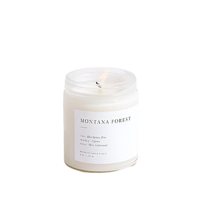 Montana Forest Minimalist Jar Candle
