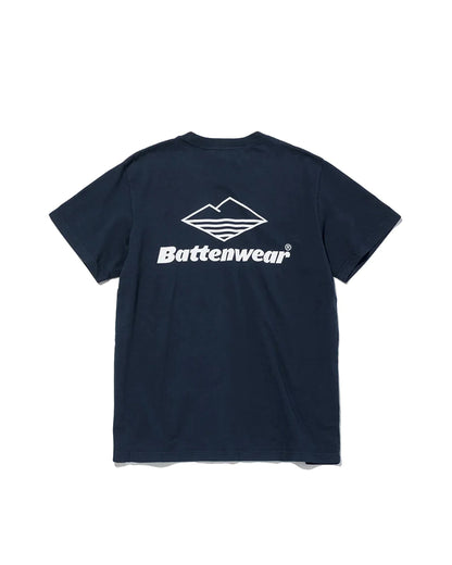 Team S/S Pocket Tee  Navy