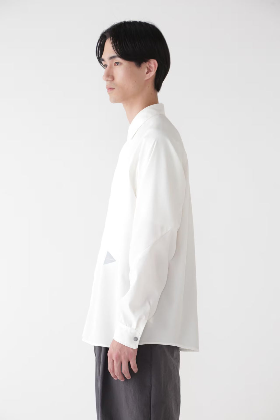 Fly Front Shirt Off White