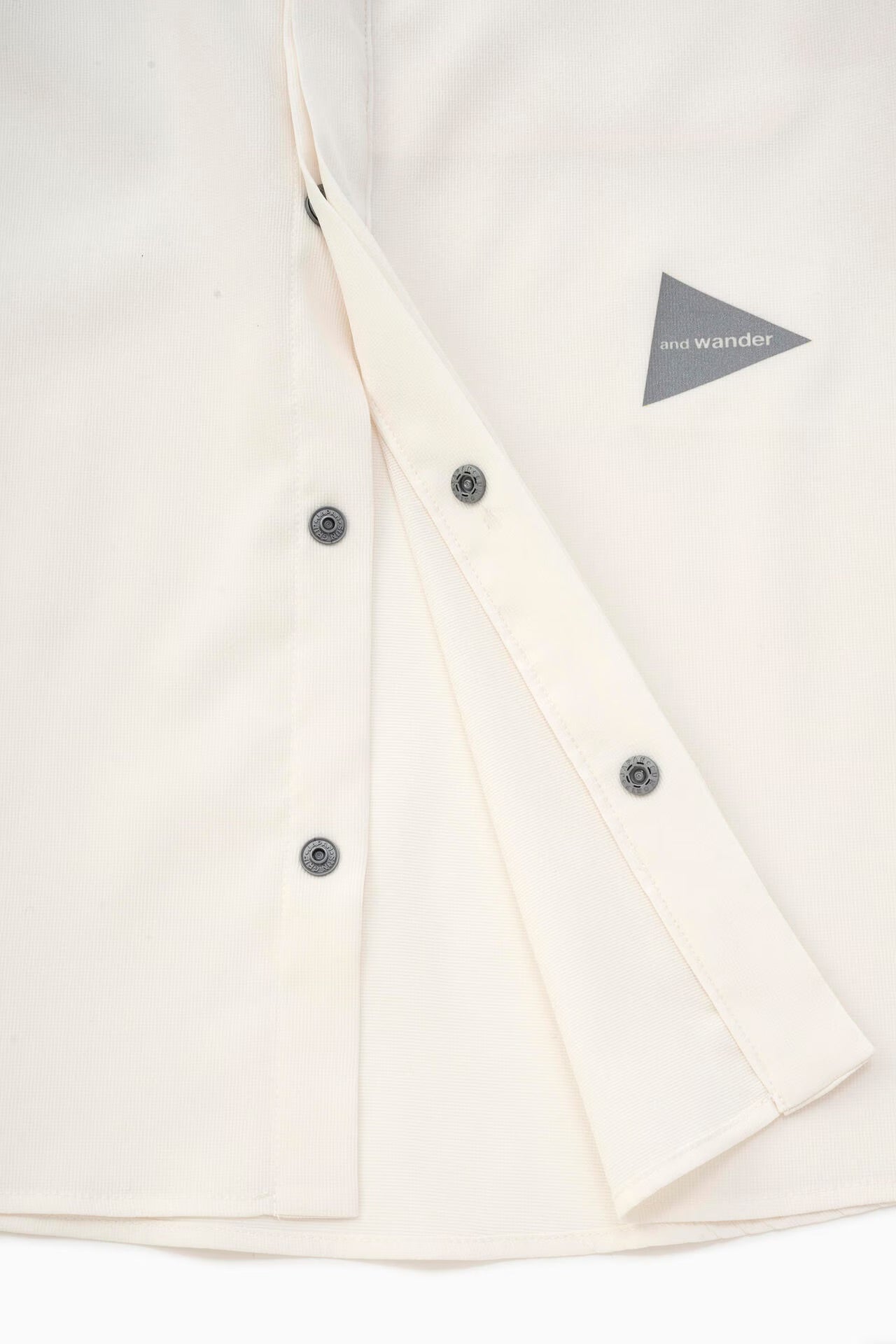 Fly Front Shirt Off White