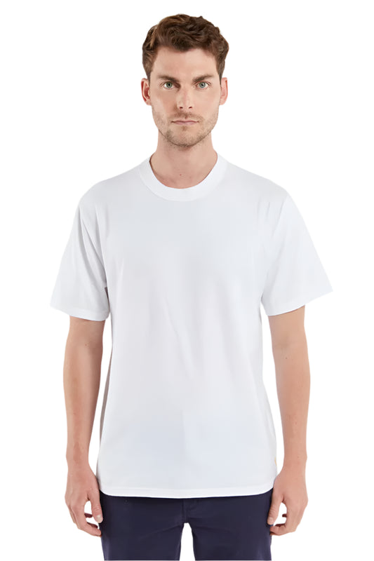 White Heritage Organic Cotton Short Sleeve T-Shirt