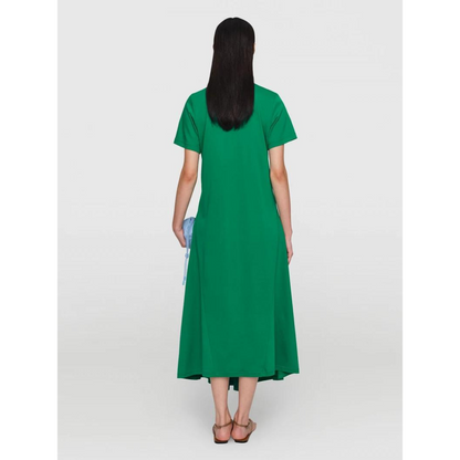 Organic Ctn Jersey " Maggy" Dress Emerald