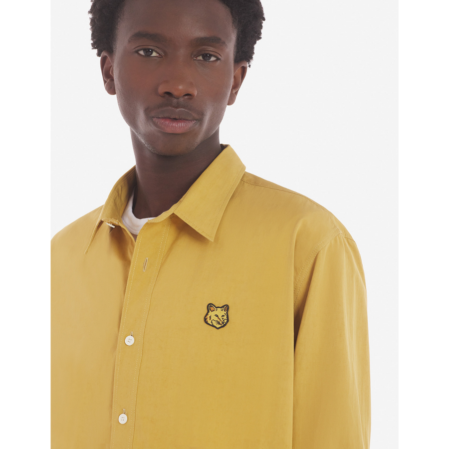 Maison Kitsune | shirt for men - Casual Shirt With Bold Fox Head