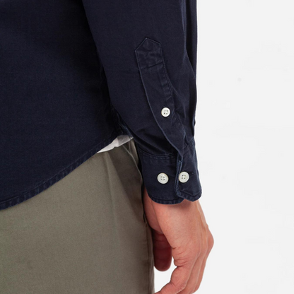 Dark Navy Anton Light Twill Shirt