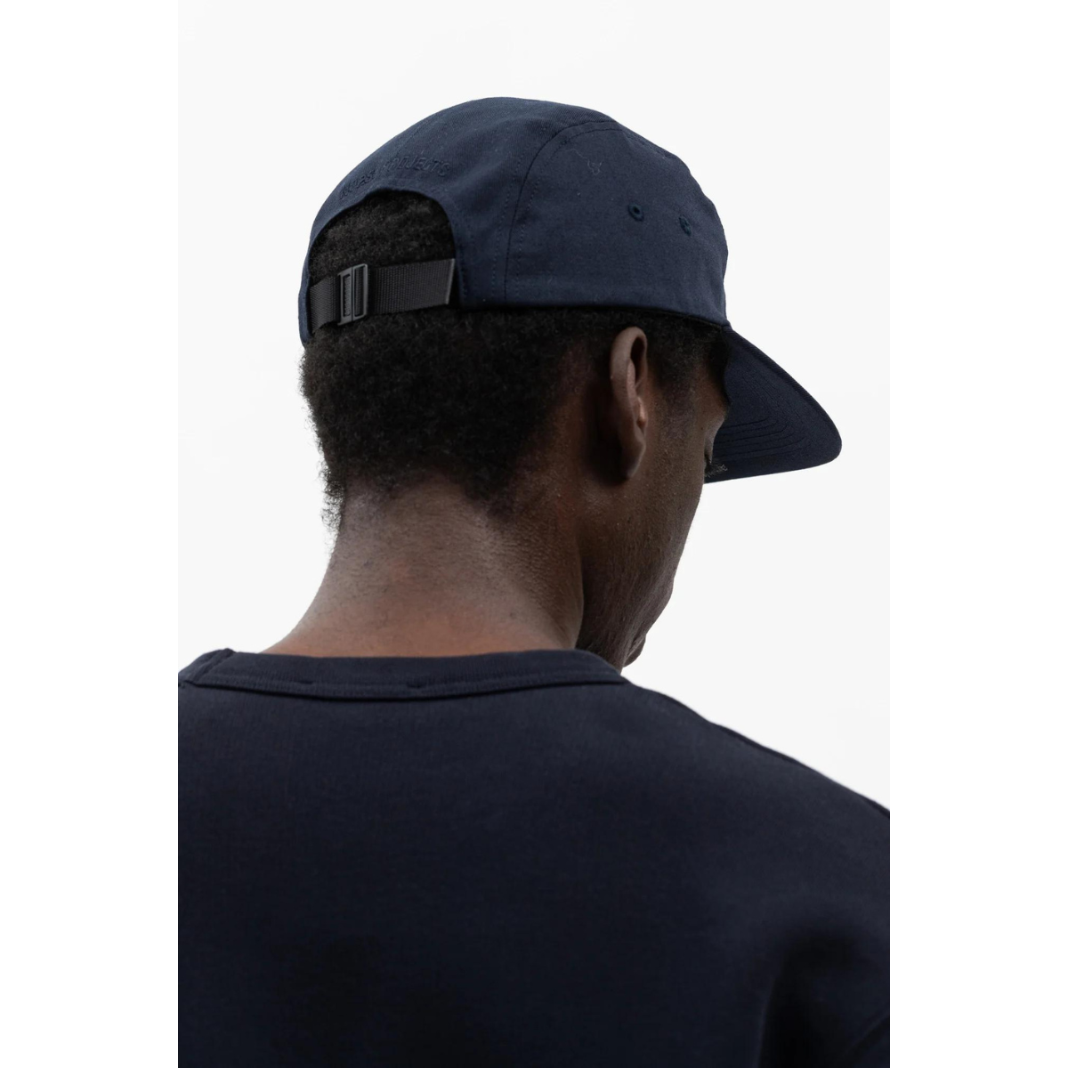 Twill 5 Panel Cap Dark Navy