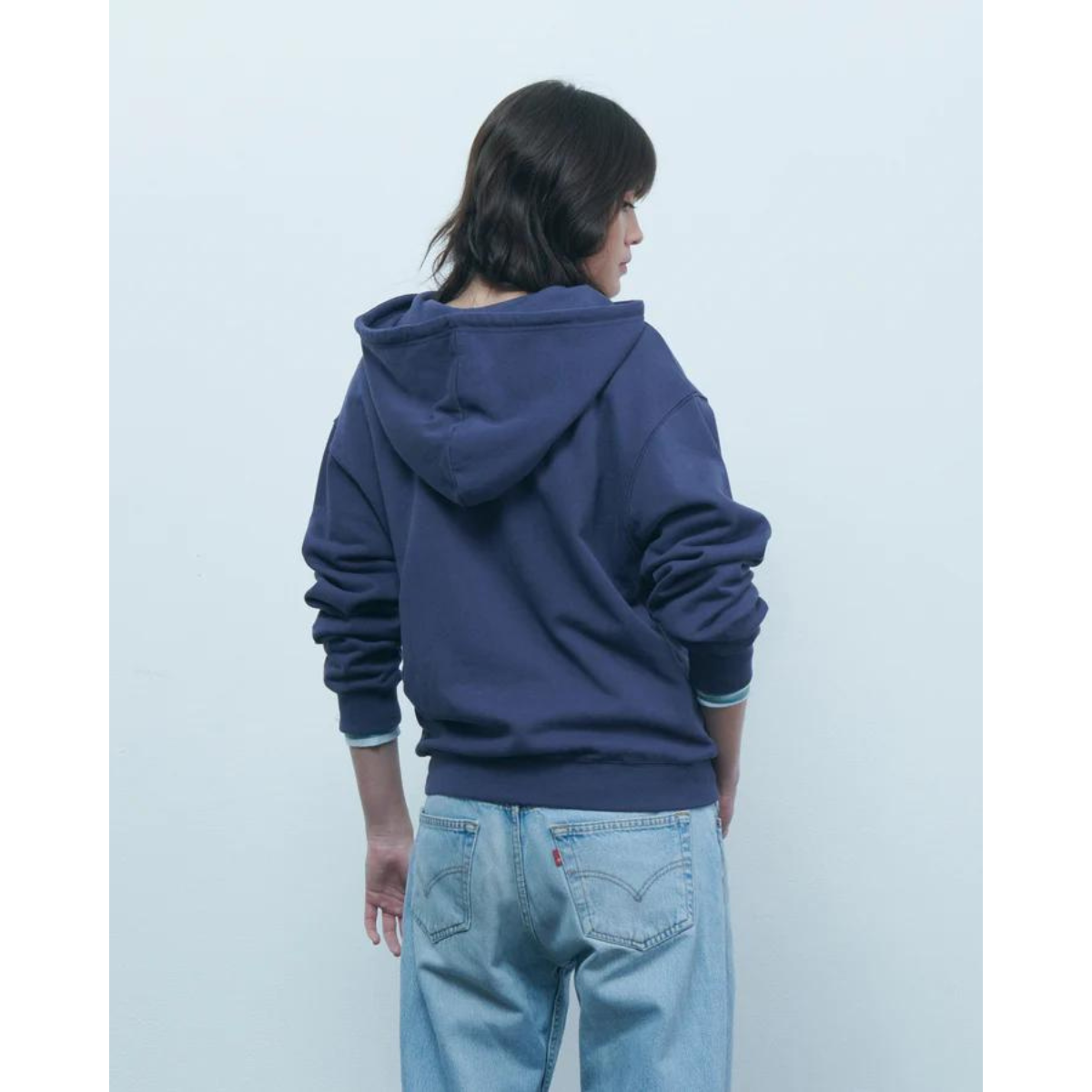 Reaumur Amour /Gots Hoodie Carbon Blue