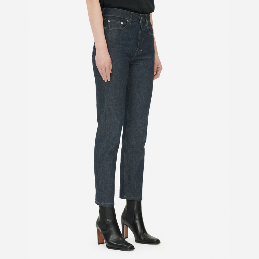 Cropped Straight Jeans Indigo (women)