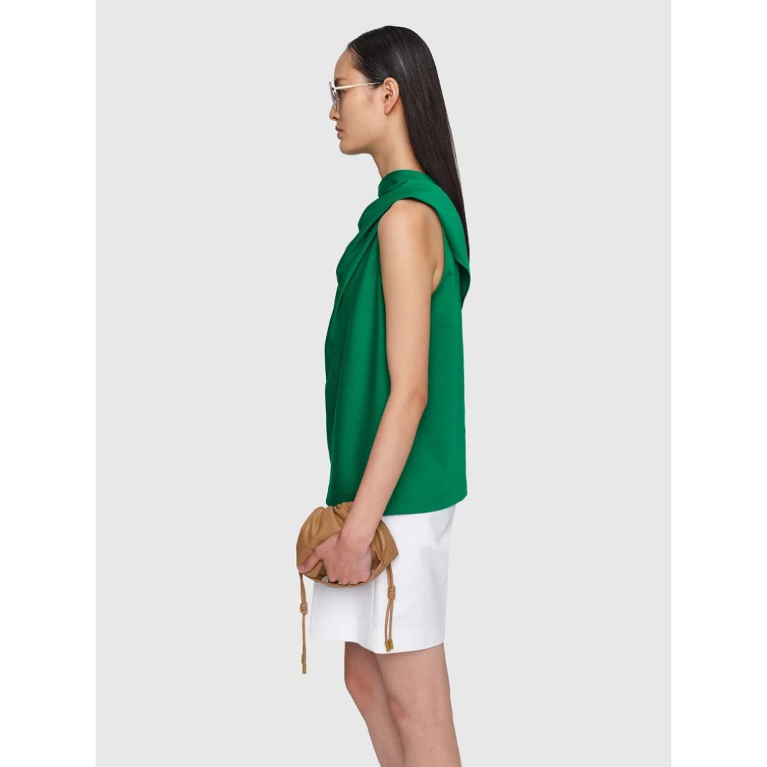 Organic Ctn Jersey "Killick" Top Emerald