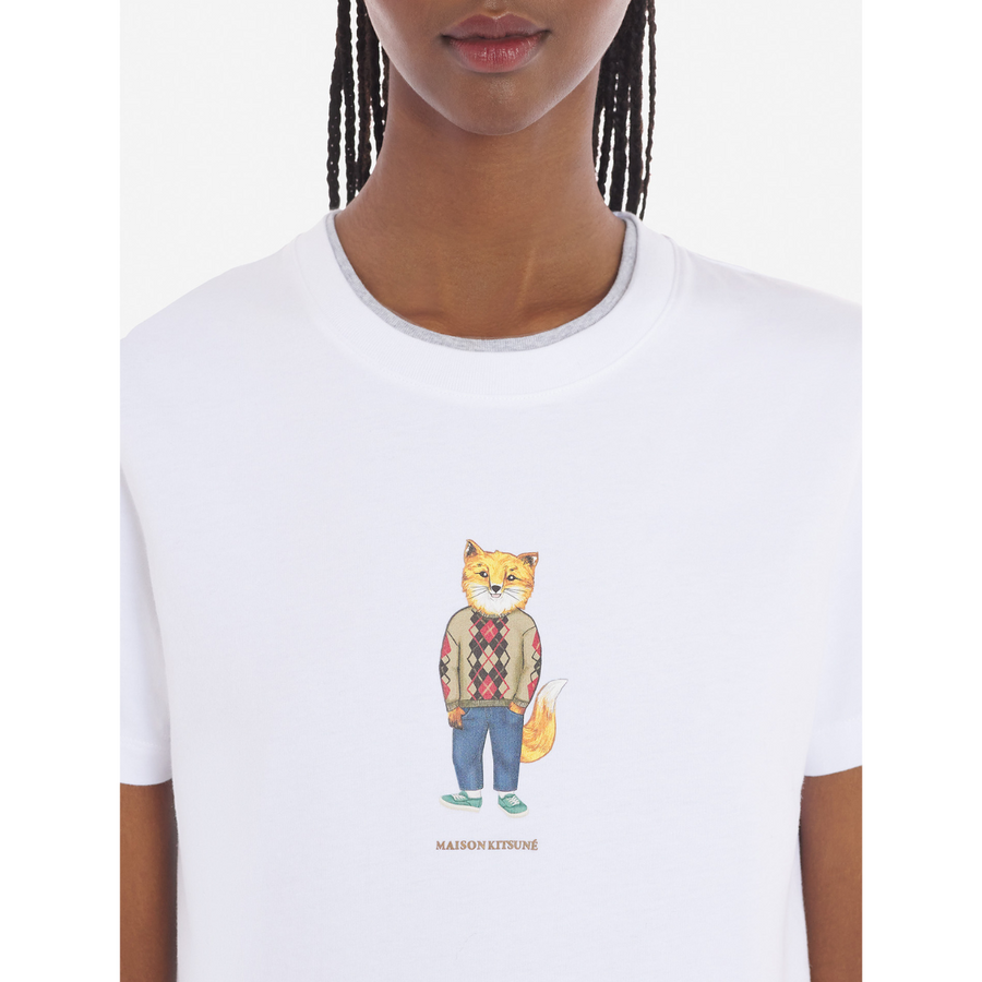 Dressed Fox Regular Tee-Shirt White (women)