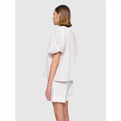 BRUSSEL Organic Cotton Poplin Top Chai