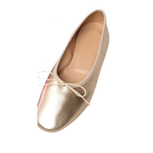 Scarpa Ballerina Sogno Pelle Suola Cuoio